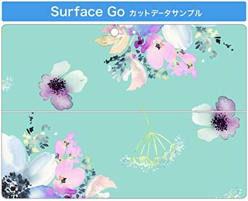 כיסוי מדבקות Igsticker עבור Microsoft Surface Go/Go 2 עורות מדבקת גוף מגן דק במיוחד 011111 צבעי מים פרחים צבעוניים