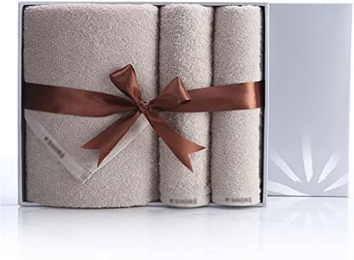 QJpaxl מגבת כותנה מגבת מגבת 3 חלקים קופסת מתנה מתנה מתנה מתנה בית רחצה