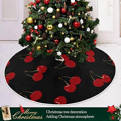 חצאית עץ חג המולד של Oarencol Red Christm