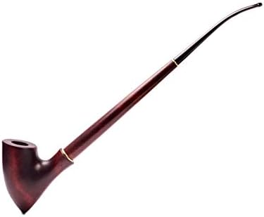 ד ר ווטסון-13.4 צינור עישון טבק מעץ ארוך במיוחד, בסגנון ההוביט לוטר של טולקין