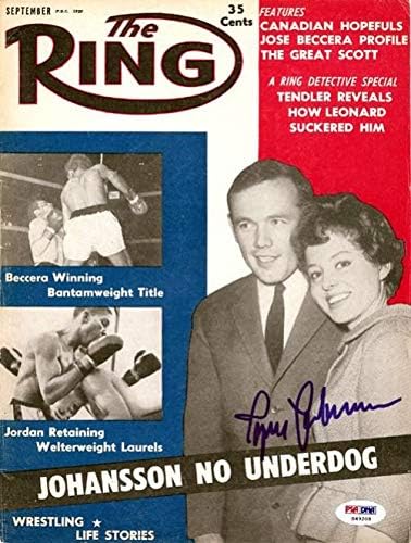 אינגמר ג ' והנסון חתם על שער מגזין הטבעת / די. אן. איי ס49208-מגזיני אגרוף חתומים